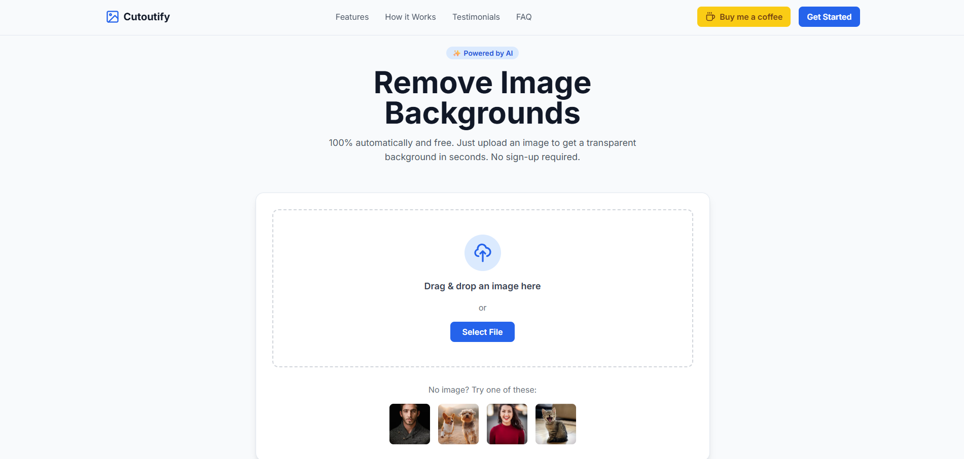 Cutoutify screenshot
